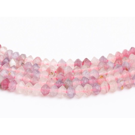 Τουρμαλίνης - Tourmaline χρώμα ροζ σχήμα δίσκος ταγιέ 4 mm