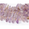 Αμετρίνης - Ametrine χρώμα Lila σχήμα κλαδί ακανόνιστο 12-18 mm