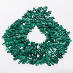 Μαλαχίτης - Malachite χρώμα πράσινο σχήμα ακανόνιστο κλαδί 12-18 mm