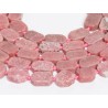Ροδονίτης - Rhodonite χρώμα ροζ σχήμα ορθογώνιο ακανόνιστο