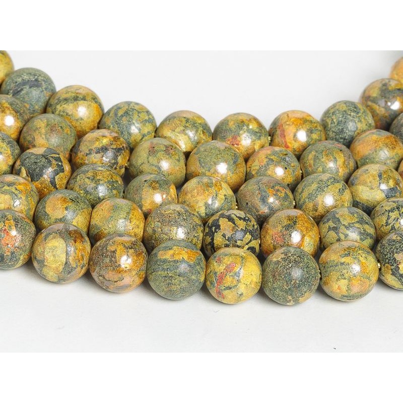 Αγγλεσίτης - Anglesite χρώμα πολύχρωμο σχήμα σφαιρικό 6.5 mm