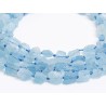 Ακουαμαρίνα - Aqua marine χρώμα μπλε ανοικτό σχήμα ακανόνιστο cut 7-9 mm