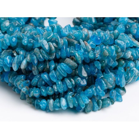 Απατίτης - Apatite χρώμα μπλε σχήμα τσιπς 4-6 mm