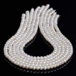 Μαργαριτάρια (Pearls) χρώμα λευκό σχήμα σφαιρικό 5-6 mm V7