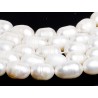 Μαργαριτάρια (Pearls) χρώμα λευκό σχήμα οβάλ 7-7.5 mm