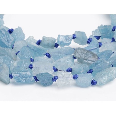 Ακουαμαρίνα - Aqua marine χρώμα μπλε ανοικτό σχήμα ακανόνιστο cut 5-7 mm