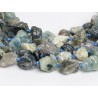 Ακουαμαρίνα - Aqua marine χρώμα μπλε ανοικτό σχήμα ακανόνιστο cut 6-8 mm