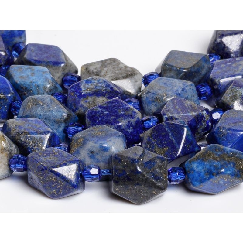 Λάπις λάζουλι - Lapis χρώμα μπλε σχήμα ακανόνιστο ταγιέ 9-11 mm