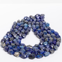 Λάπις λάζουλι - Lapis χρώμα μπλε σχήμα ακανόνιστο ταγιέ 9-11 mm